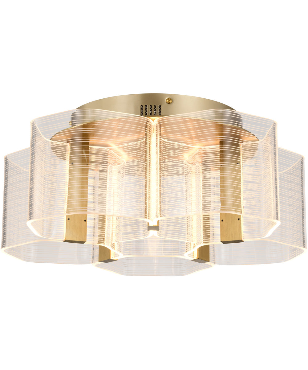 Kenzo  Close-to-Ceiling Polished Anodized Bronze