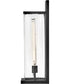 Torrent 1-Light Large Wall Mount Lantern in Black