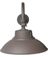 Outdoor Barn Gooseneck Wall Light Bronze Finish, 15"h