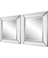22x22" Set of 2 Beveled Wall Mirror Panels