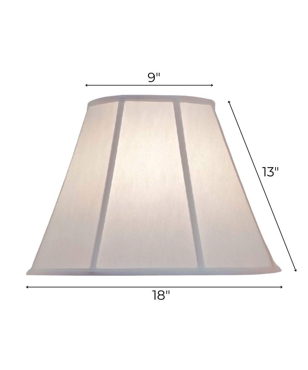 9x18x13 Ivory Shadow Empire Softback Lampshade
