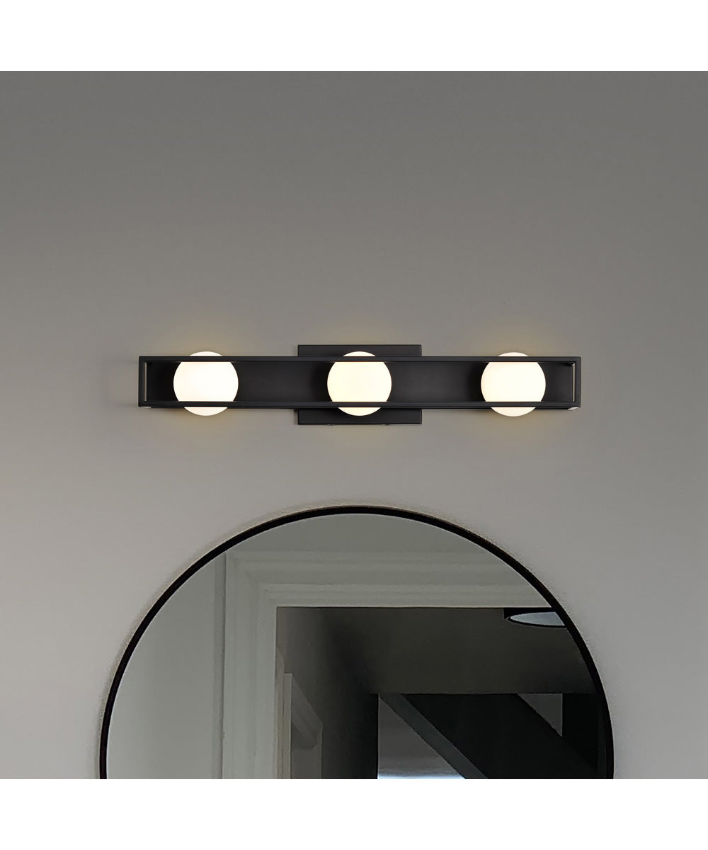 Jenkins 3-Light Vanity & Wall Matte Black