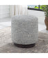 Avila Tweed Round Ottoman