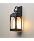 Marrakech 1-Light Wall Sconce Medium Black