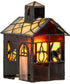 7.5" High Haunted House Accent Lamp