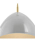 Biba 1 Light Pendant Brushed Gold