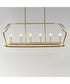 Arden 6-Light Linear Pendant Natural