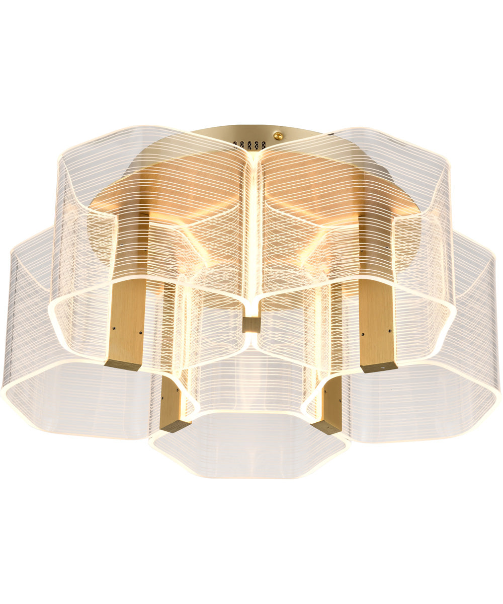 Kenzo  Close-to-Ceiling Polished Anodized Bronze