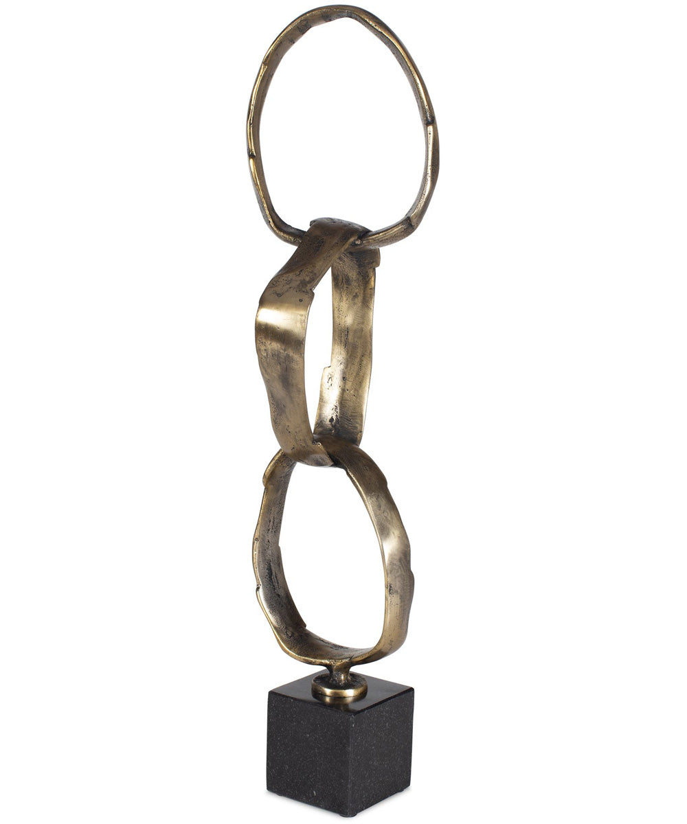 Loopform Brass Ring Sculpture