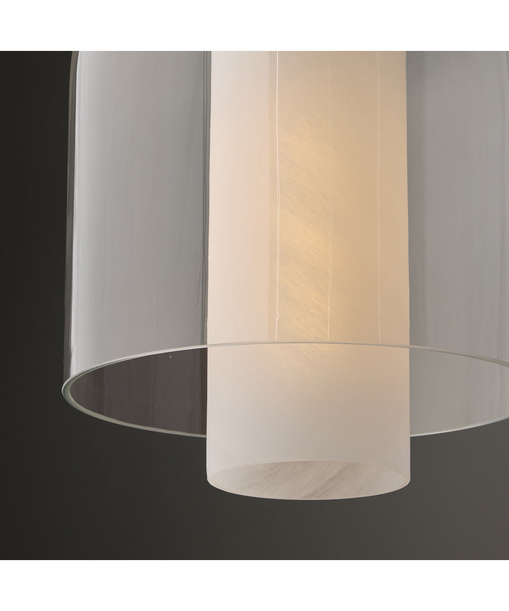 Liz 1-Light Pendant Aged Brass