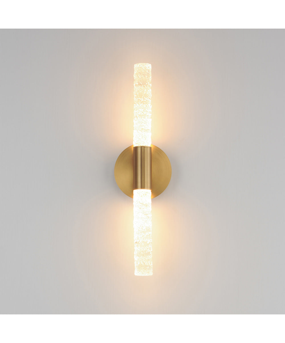 Duchess 2-Light Wall Sconce Natural Aged Brass