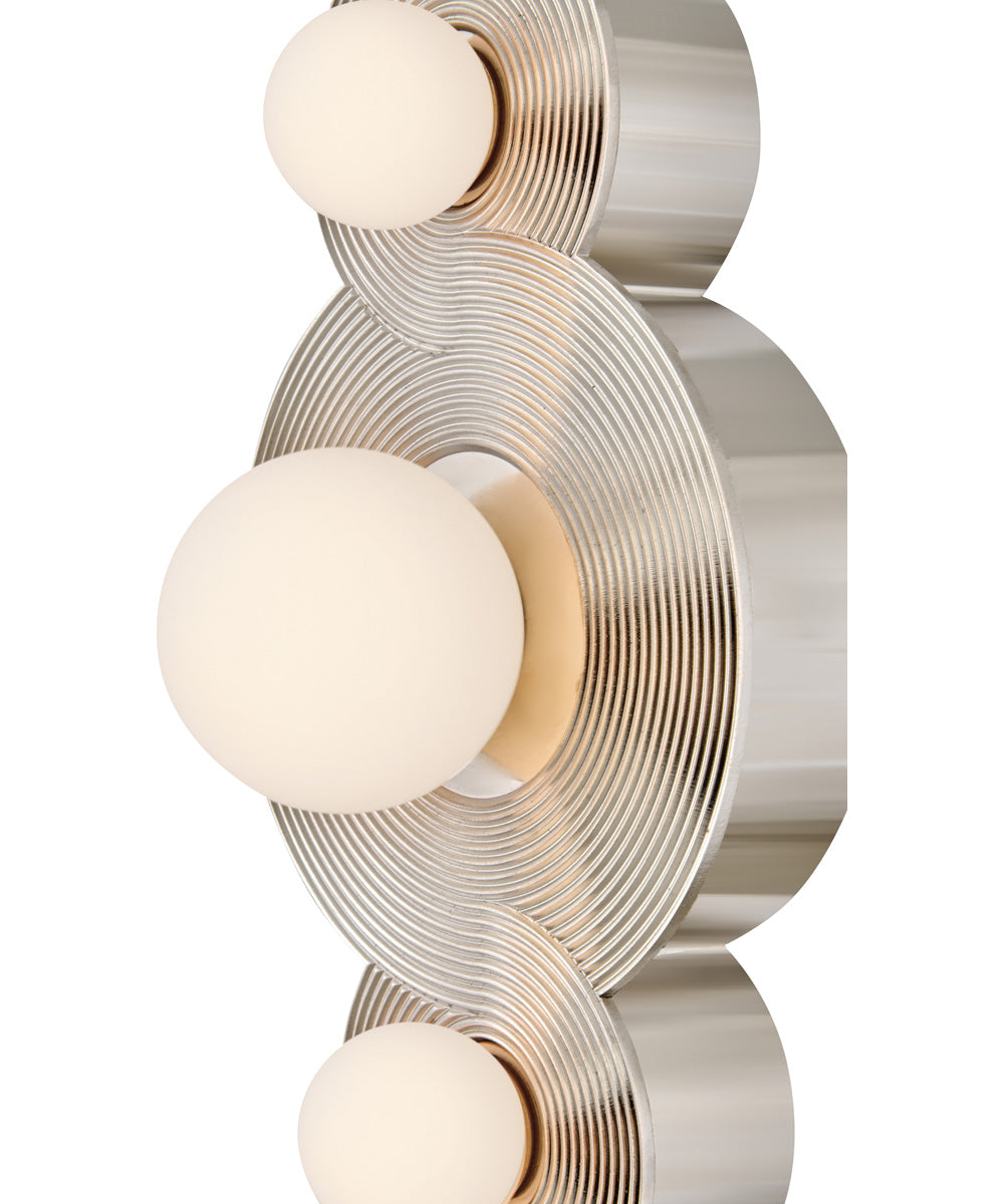 Rhea LED-Light Small LED Vanity in Polished Nickel