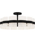 Sweeney Extra Large 6-light Semi Flush Mount Matte Black