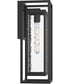 Shaw 19.5 inch 1 Light Outdoor Wall Light with Clear Glass Textured Black