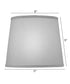 8x11x9 Global White Empire Hardback Lampshade