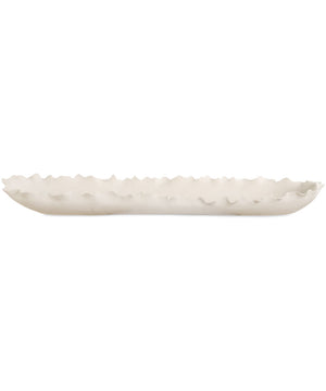 Ripple Crest White Bowl