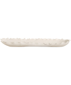 Ripple Crest White Bowl