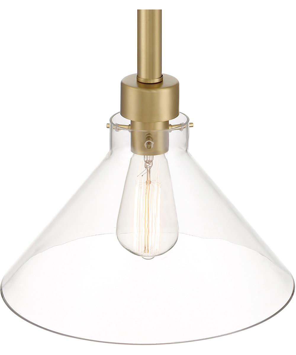 Willow Creek 1 Light Pendant Brushed Gold