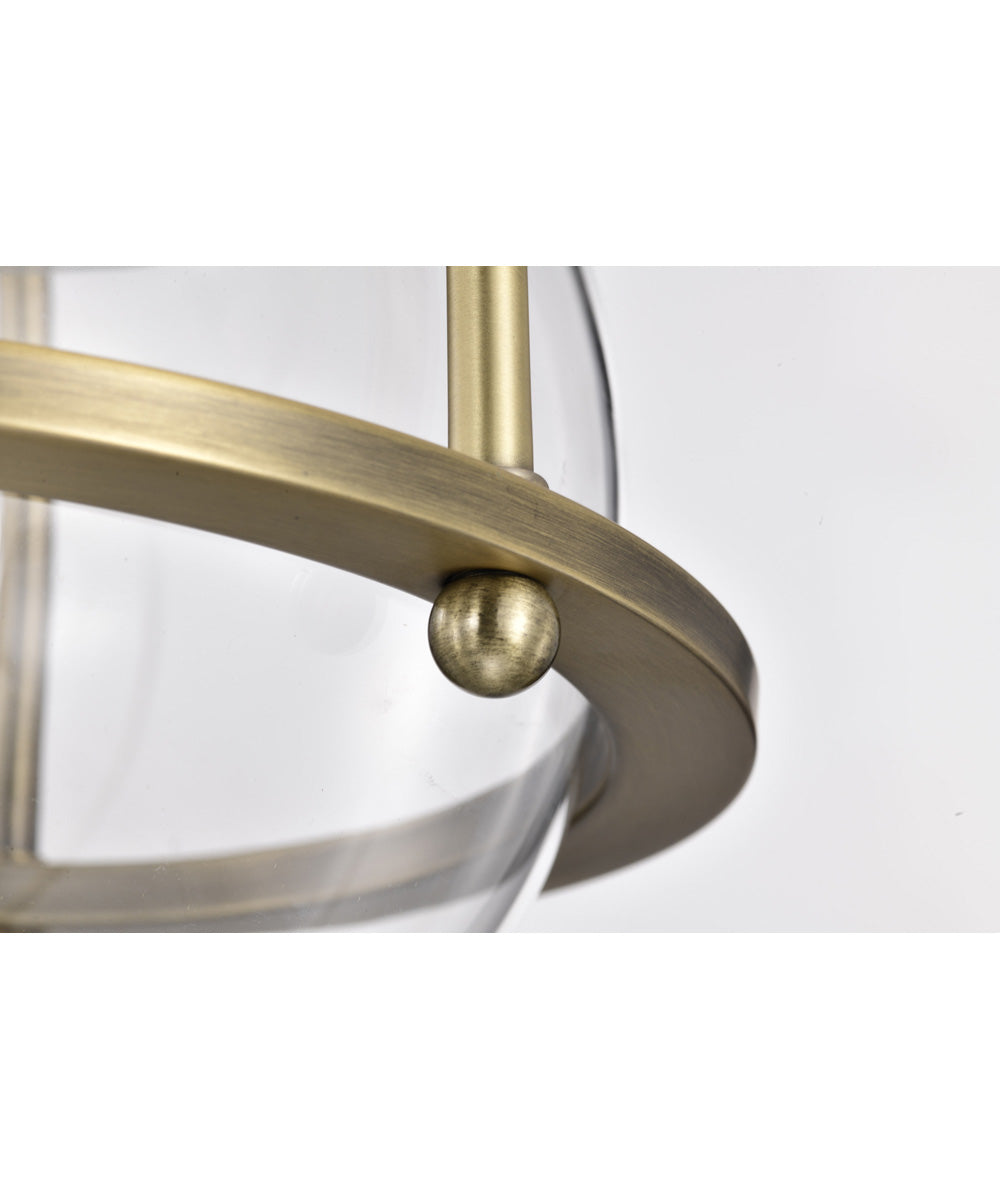 Amado 1-Light Pendant Vintage Brass