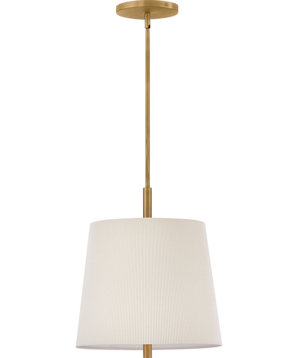 Clive 4-Light Large Tapered Pendant in Heritage Brass