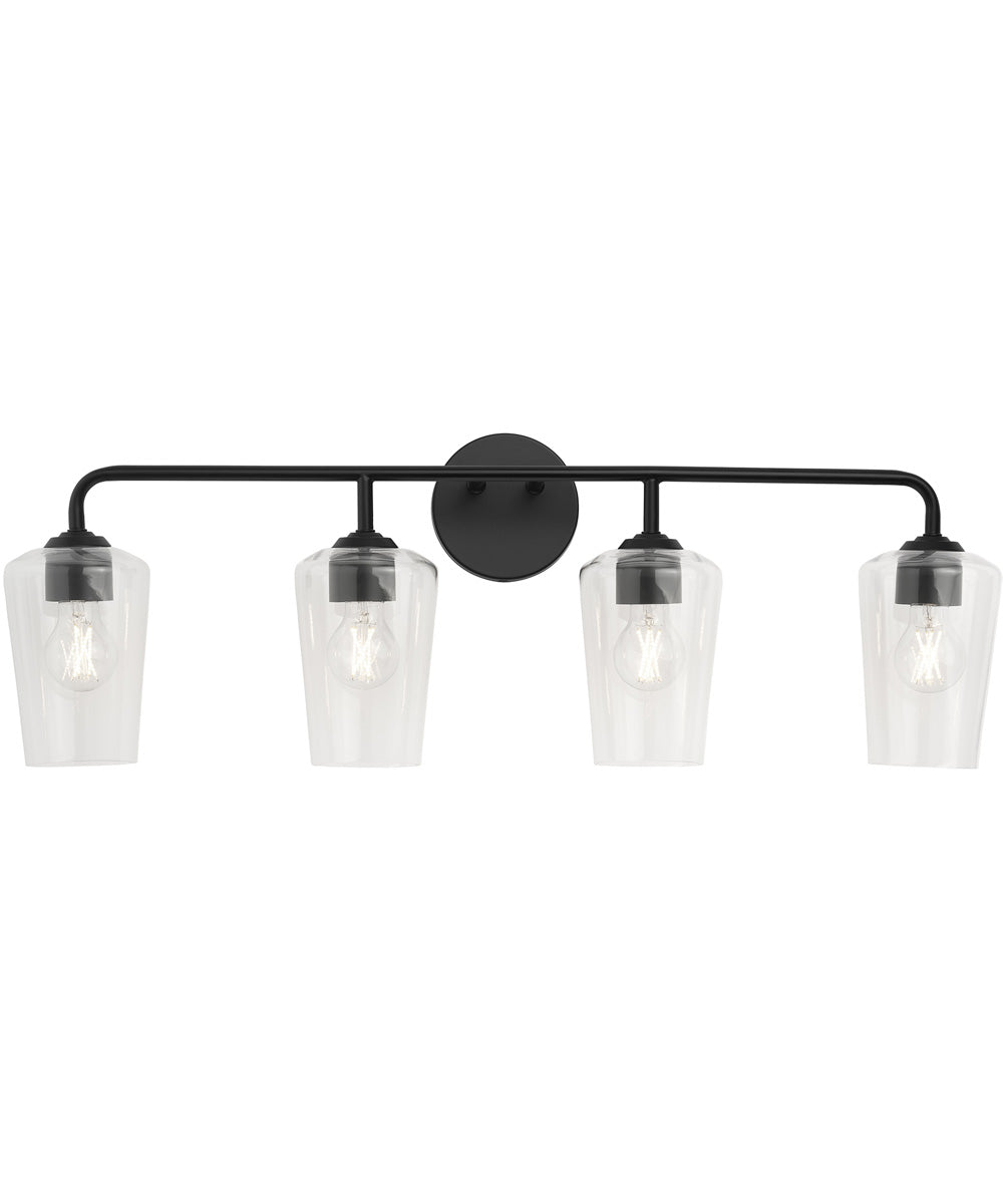 Celino 4-Light Bath & Vanity Black
