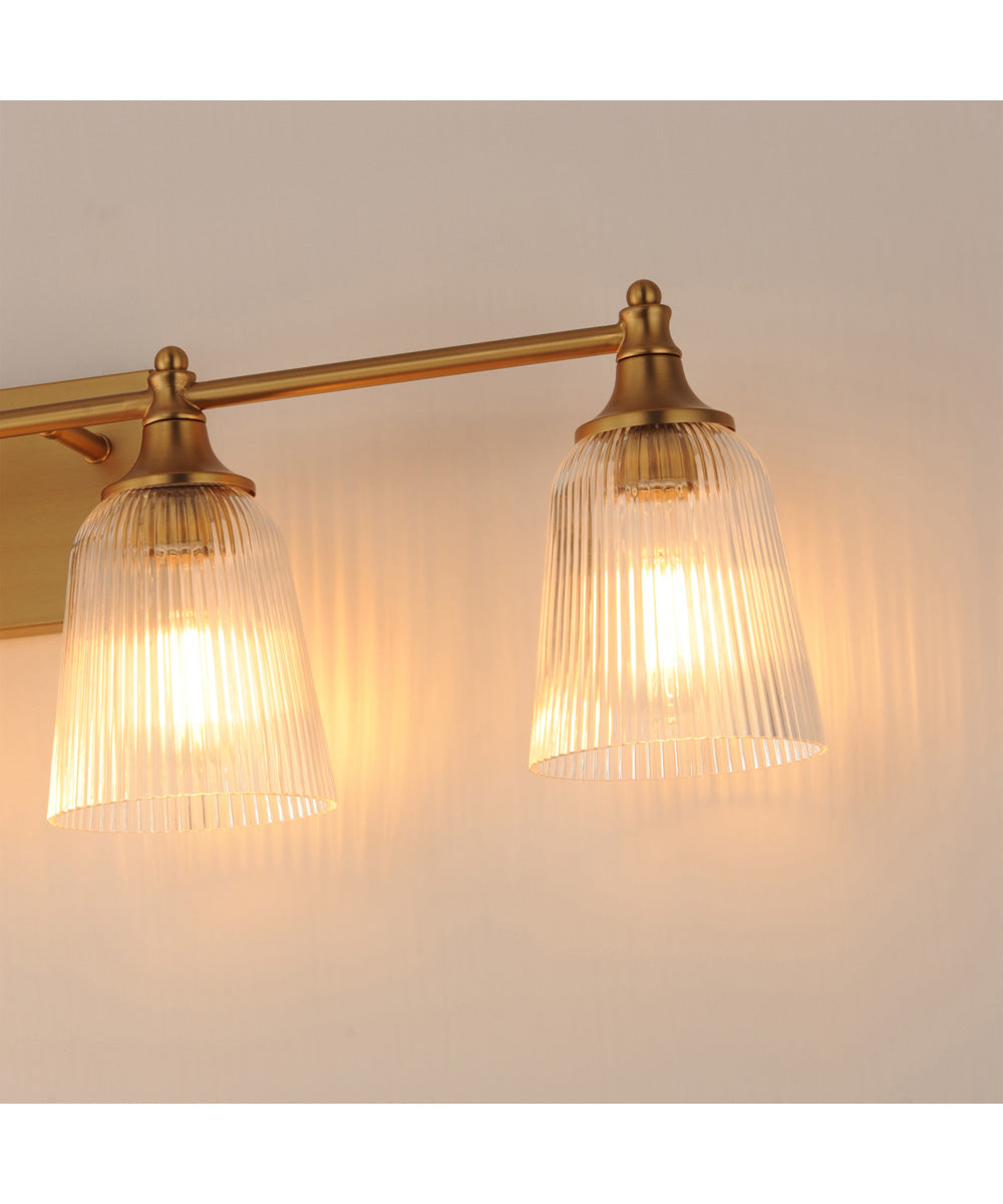 Julip 4-Light Bath Vanity Natural Aged Brass