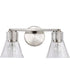 Gianna 2-Light Vanity & Wall Brushed Nickel