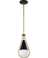 Admiral 1-Light Pendant Matte Black