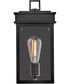 Cole 1-Light Medium Wall Mount Lantern in Black