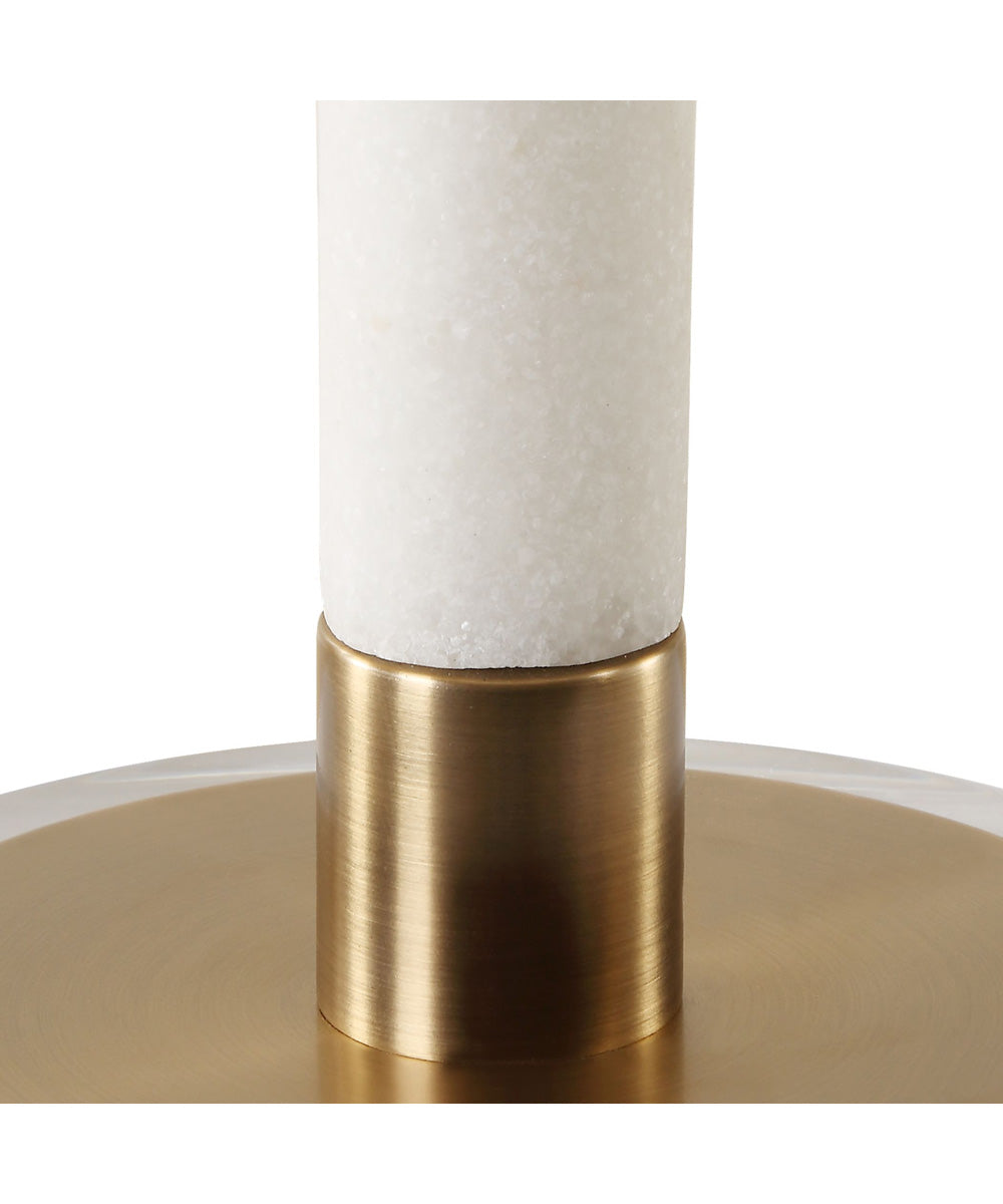 Colette White Stone Table Lamp