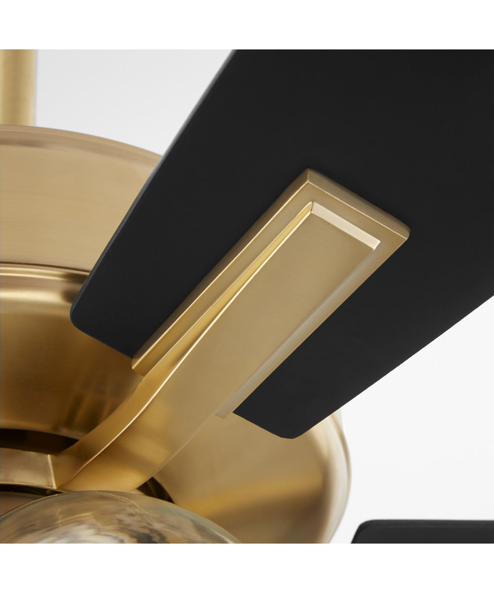 52" Ovation 4-light Ceiling Fan Aged Brass