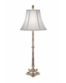 26"H Artisan Brass Signature by Stiffel Buffet Lamp, On/Off