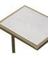 Elevate White Marble Drink Table