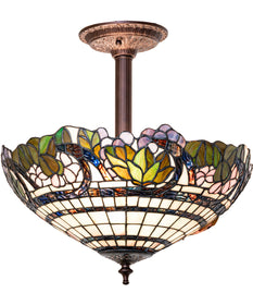 15" Wide Handel Grapevine Semi-Flush Mount
