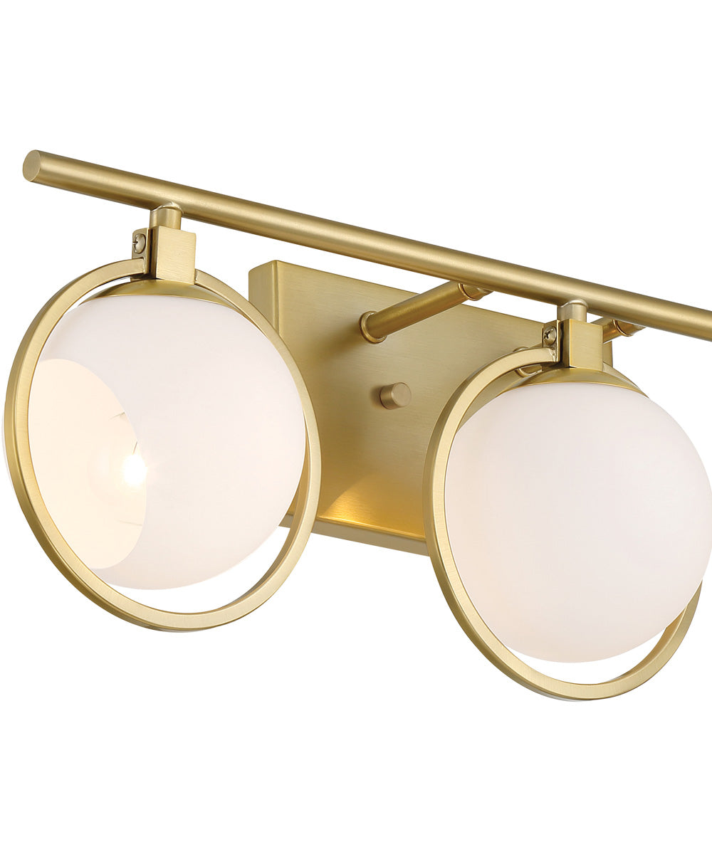Teatro 3 Light Vanity Brushed Gold