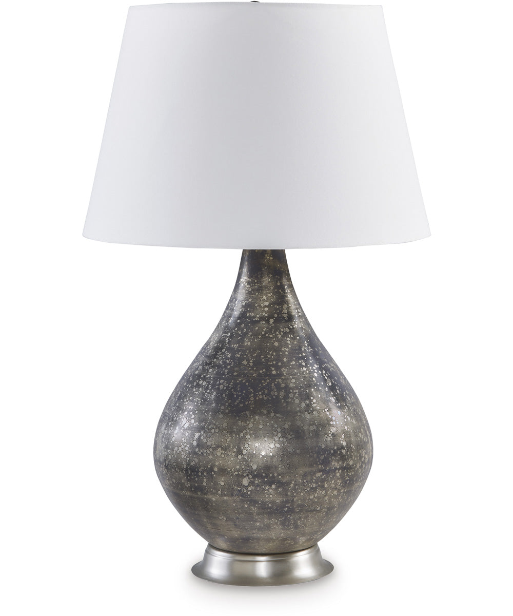 Bluacy Glass Table Lamp Antique Gray