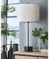 Kerrbrook Glass Table Lamp Clear/Black
