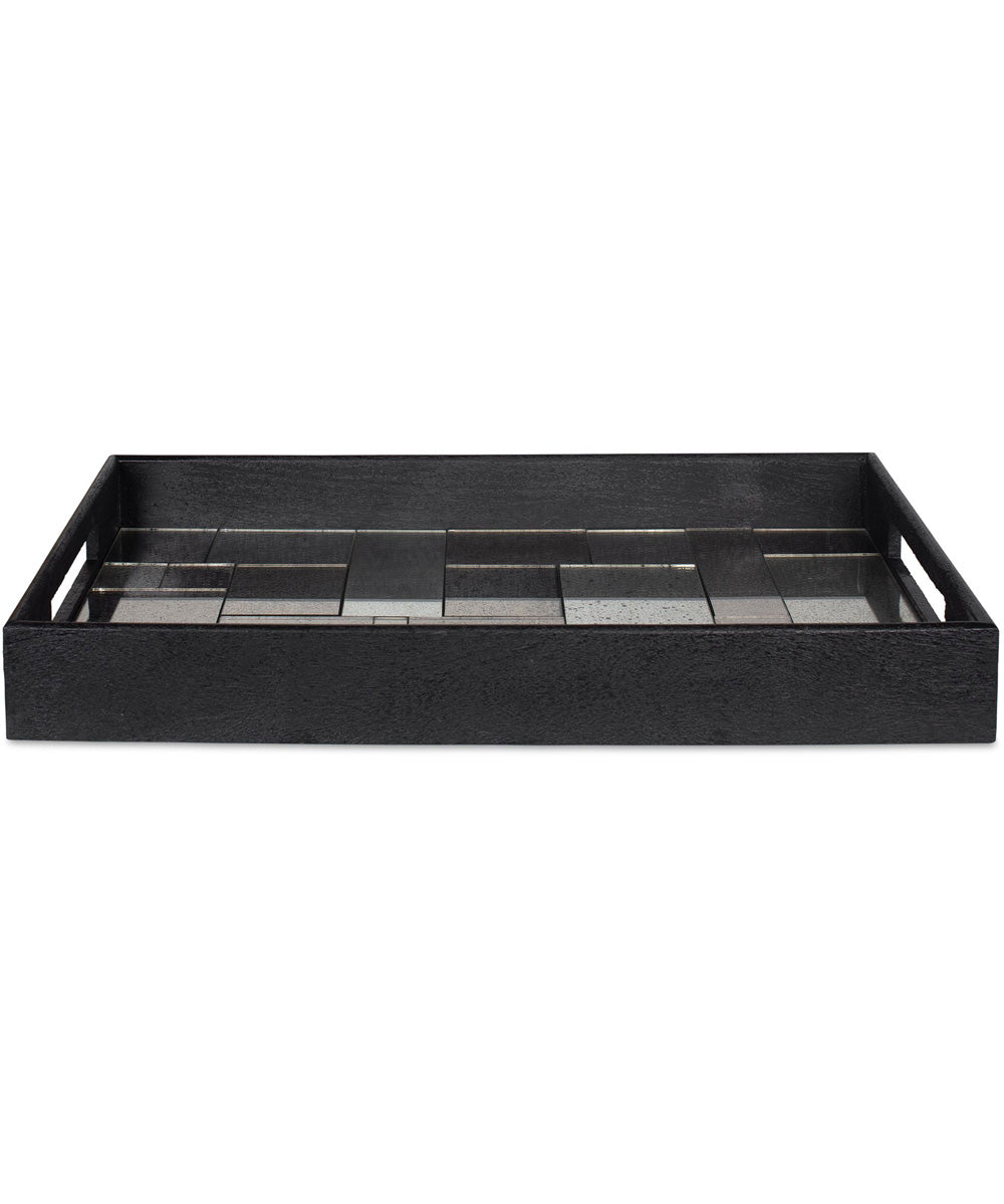 Modern Mosaic Antique Mirrored Tray