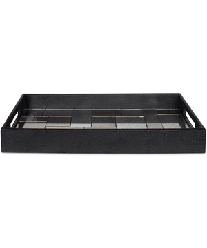 Modern Mosaic Antique Mirrored Tray