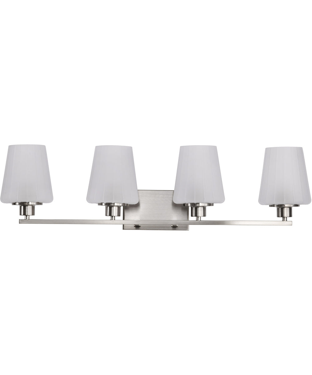 Lune 4-Light Vanity & Wall Brushed Nickel