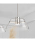 Edmond  Pendant Polished Nickel