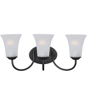 Logan 3-Light Bath Vanity Black