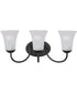 Logan 3-Light Bath Vanity Black
