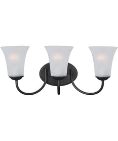 Logan 3-Light Bath Vanity Black