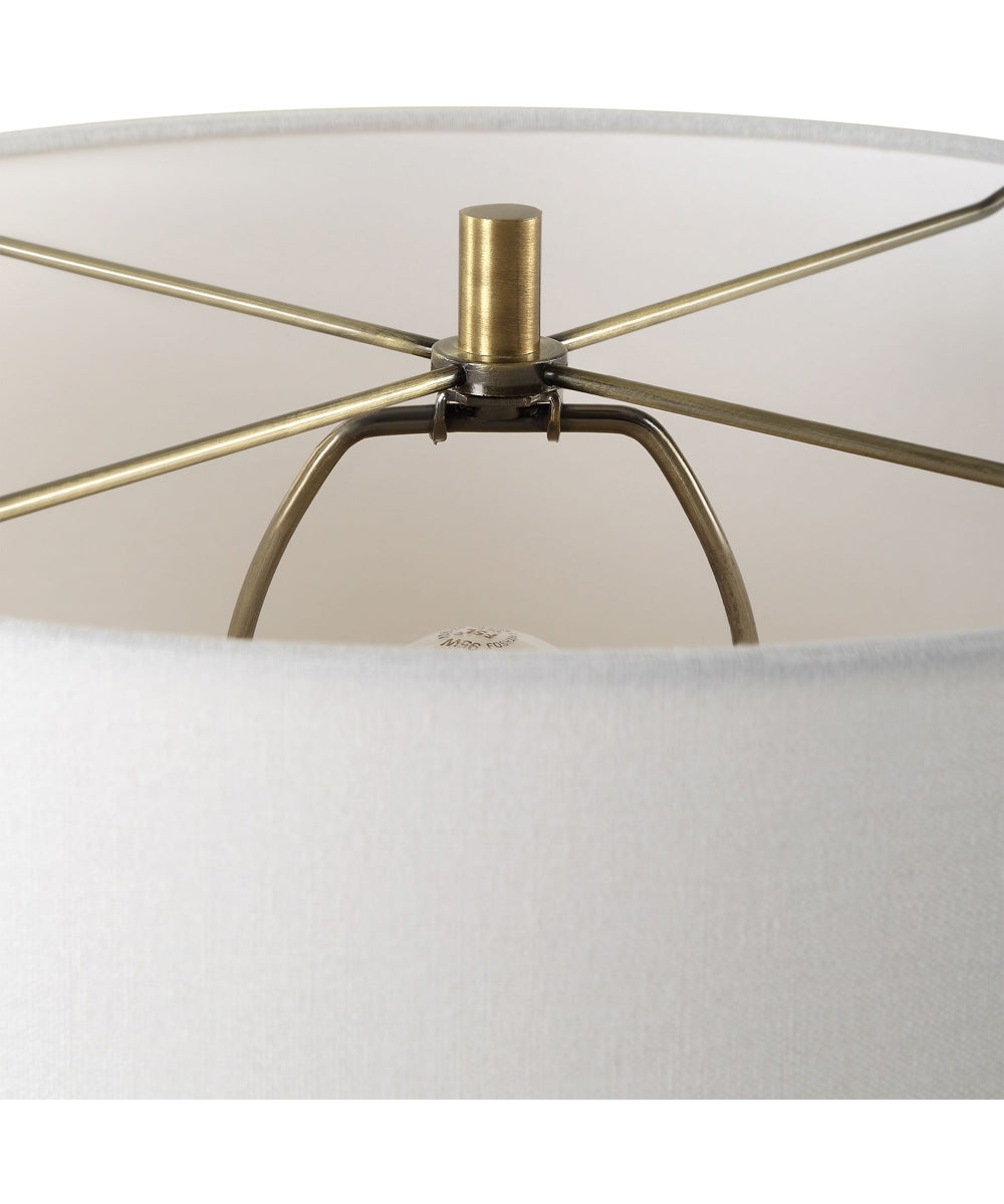 Forage Dark Scalloped Table Lamp