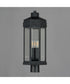 Wright 3-Light Outdoor Post Black Patina