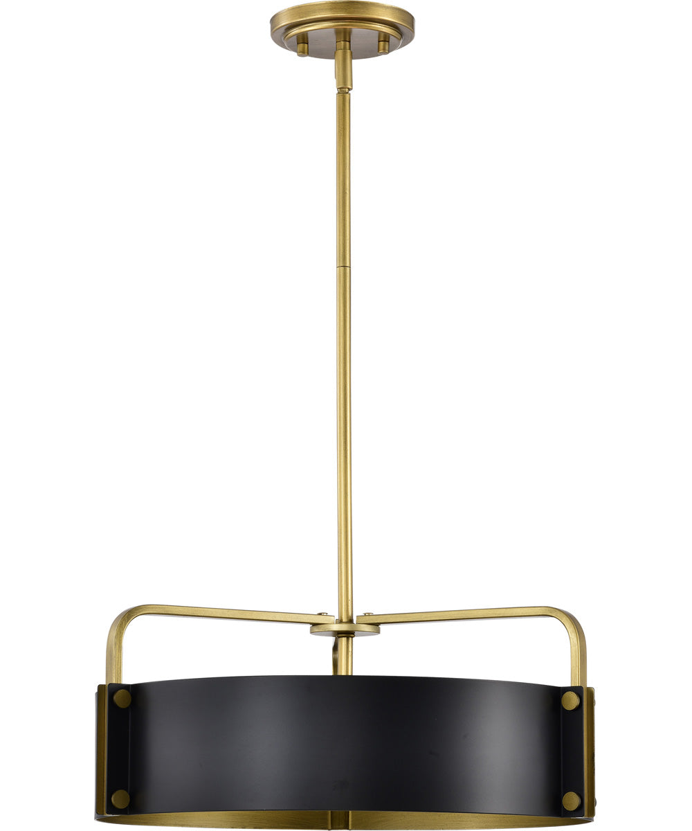 Altos 4-Light Pendant Matte Black