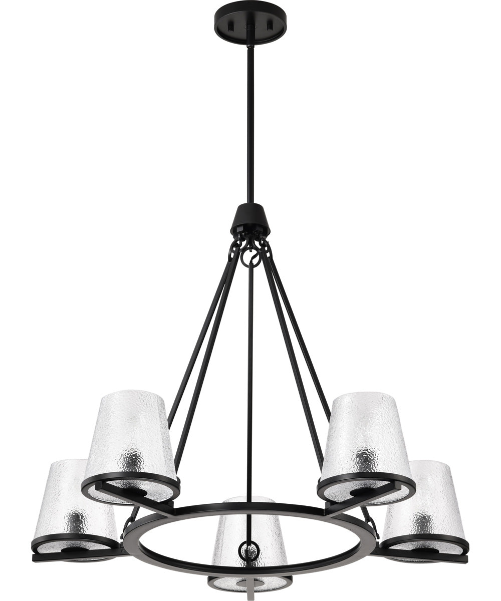 Valentine 5-Light Chandelier Black