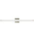 Phase 6.1 36 in. 5CCT Integrated LED Linear Vanity Light Brushed Nickel