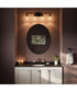 Reines 4-Light Bath Vanity with Clear Glass Shades Matte Black